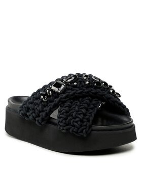 Inuikii Inuikii Чехли Woven Stones 70103-106 Черен