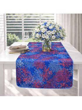 Roseberry Home Roseberry Home Bieżnik Seaweed Niebieski