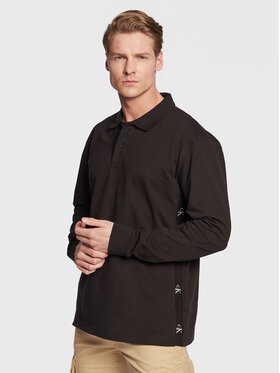 Calvin Klein Jeans Calvin Klein Jeans Tricou polo J30J322450 Negru Relaxed Fit