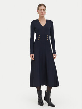 Liu Jo Liu Jo Трикотажна сукня WF6227 MS81R Cиній A-Line Fit