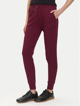 Armani Exchange Armani Exchange Donji dio trenerke XW000986 AF16114 UA343 Tamnocrvena Relaxed Fit