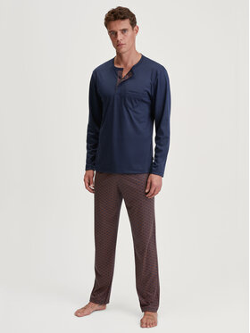 Calida Calida Pyžamo 46781 Tmavomodrá Regular Fit