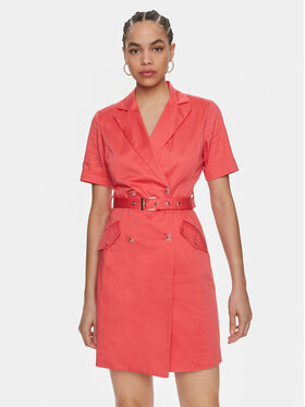 Fracomina Fracomina Rochie de zi FS24SD1017W47201 Coral Regular Fit