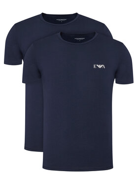 Emporio Armani Underwear Emporio Armani Underwear Set di 2 T-shirt EM001849 AF14131 MB143 Blu scuro Fitted Fit