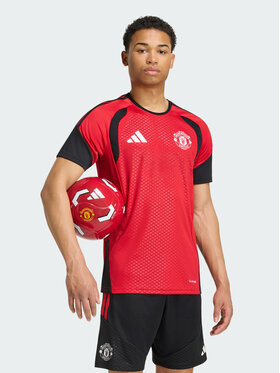 adidas adidas Koszulka techniczna 169153 Czerwony Slim Fit