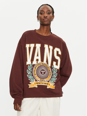 Vans Vans Mikina First Team VN000HCF Hnědá Loose Fit