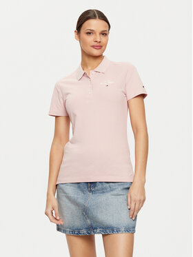 Tommy Hilfiger Tommy Hilfiger Polokošile WW0WW43930 Růžová Slim Fit