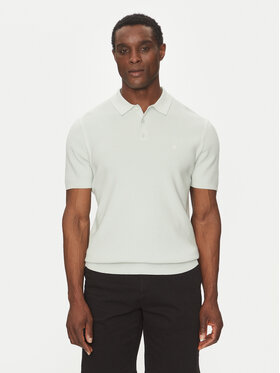 Calvin Klein Calvin Klein Polo Micro Waffle Polo S/S K10K114465 Écru Regular Fit