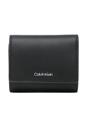 Calvin Klein Calvin Klein Mały Portfel Damski Ck Must Trifold Xs K60K610370 Czarny