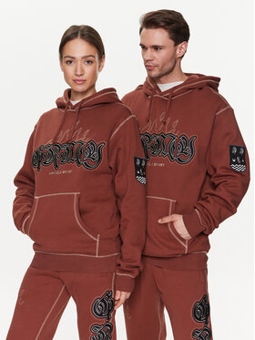 Grimey Grimey Majica dugih rukava GCH562 Smeđa Regular Fit