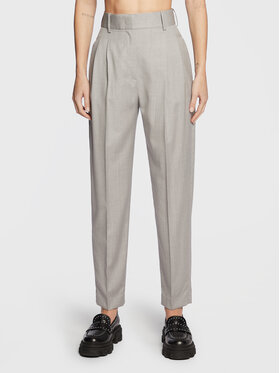 Fabiana Filippi Fabiana Filippi Текстилни панталони PAD222W379 Сив Regular Fit