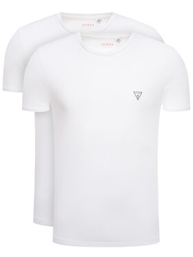 Guess Guess 2 marškinėlių komplektas Hero U97G02 JR003 Balta Slim Fit