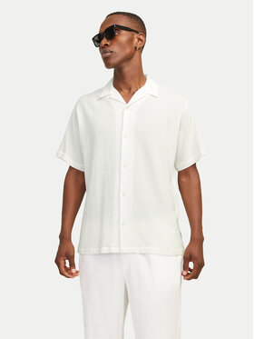 Jack&Jones Jack&Jones Cămașă Luke 12255781 Alb Relaxed Fit