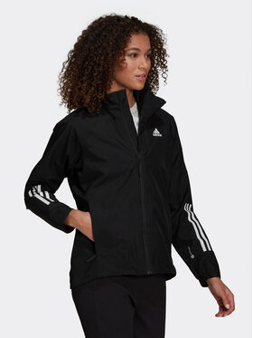 Adidas Prijelazna Jakna BSC 3-Stripes RAIN.RDY H65759 Crna Regular Fit