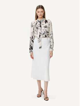 KMX KMX Spódnica midi 116230009 Kremowy Flare Fit