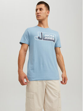 Jack&Jones Jack&Jones T-Shirt 12228078 Niebieski Standard Fit