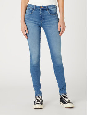 Wrangler Wrangler Blugi High Skinny 630 W27HCY37O 112332394 Albastru Skinny Fit