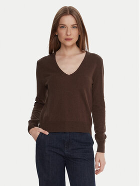 United Colors Of Benetton United Colors Of Benetton Пуловер 1002D401Y Кафяв Regular Fit