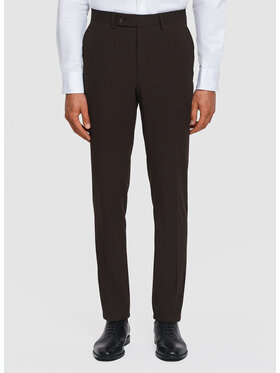 Pako Lorente Pako Lorente Spodnie garniturowe P26SF-6G-038 Brązowy Slim Fit