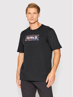 Hurley Hurley T-Shirt Wash Venice Punk MTS0029760 Czarny Regular Fit