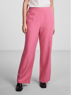 Pieces Pieces Hlače iz tkanine 17140744 Roza Loose Fit