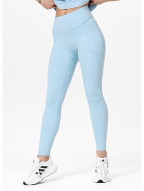 PITBULL PITBULL Legginsy Legginsy sportowe damskie AVENIDA S Niebieski Regular Fit