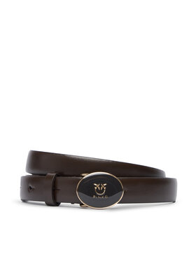 PINKO PINKO Жіночий ремінь Round Enamel H2 Belt 20252 PLT01 105466.A2QL Коричневий