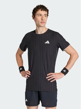 adidas adidas Koszulka techniczna Tennis Pro Climacool Freelift Tee Pro Czarny Slim Fit