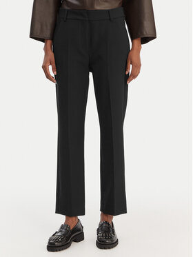 Weekend Max Mara Weekend Max Mara Штани з тканини Rana 2615131021 Чорний Slim Fit