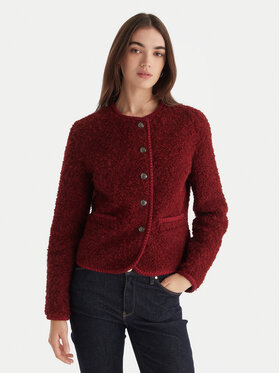 Guess Guess Cappotto in shearling W5BL69 W3860 Rosso Regular Fit