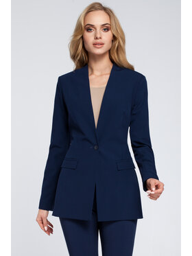 Made of Emotion Made of Emotion Marynarka M304 Granatowy Casual Fit