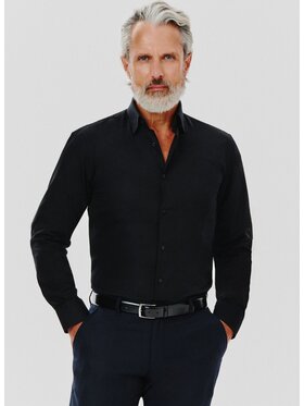 Pako Lorente Pako Lorente Koszula B24WH-1X-046 Czarny Slim Fit