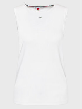 Tommy Jeans Curve Tommy Jeans Curve Top DW0DW15708 Bijela Regular Fit