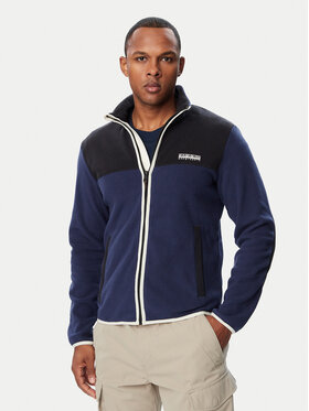 Napapijri Napapijri Fleecejacke T-Dergana NP0A88V1 Dunkelblau Regular Fit