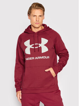 Under Armour Under Armour Bluza Ua Rival Fleece 1357093 Czerwony Relaxed Fit