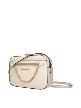 Michael Kors Michael Kors Torebka Beige Leather Crossbody Beżowy