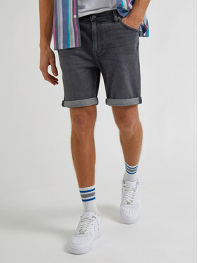 Lee Lee Pantaloncini di jeans Rider L73FIBB81 112331757 Grigio Slim Fit