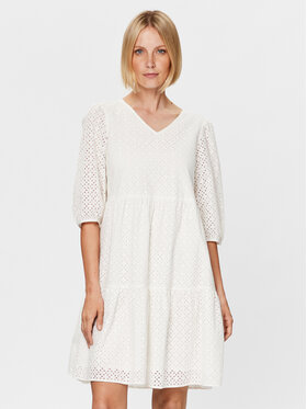 s.Oliver s.Oliver Vasarinė suknelė 2128404 Balta Relaxed Fit