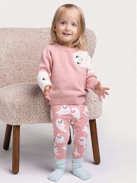 Coccodrillo Coccodrillo Legginsy ZC2122101WIN Różowy Slim Fit