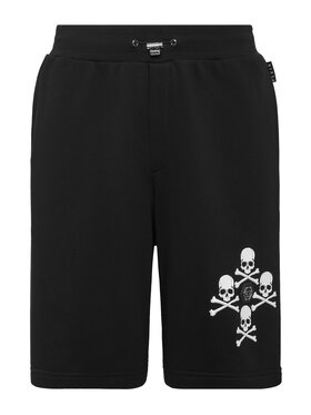 PHILIPP PLEIN PHILIPP PLEIN Pantaloncini 20405 Nero Jogger Fit