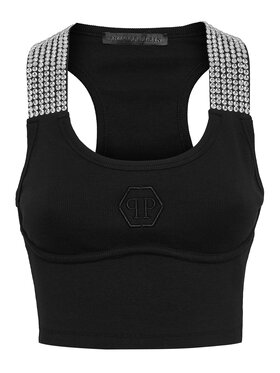 PHILIPP PLEIN PHILIPP PLEIN Tank top 9813 Černá Skin Tight Fit
