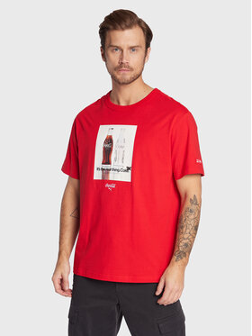 Puma Puma T-Shirt COCA-COLA 536159 Rot Regular Fit