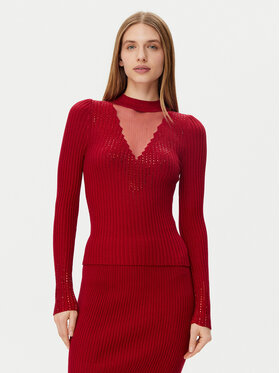 Guess Guess Πουλόβερ W5RR15 Z2Y50 Κόκκινο Regular Fit