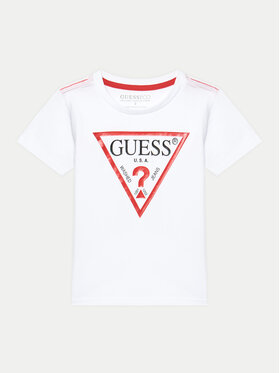 Guess Guess T-krekls N73I55 K8HM0 Balts Regular Fit