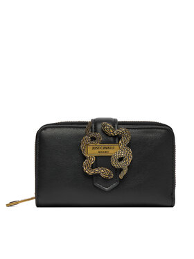 Just Cavalli Just Cavalli Голям дамски портфейл 79RA5PA4 ZSA89 Черен