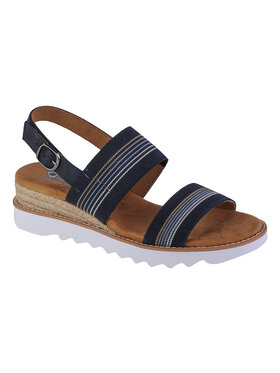 Skechers Skechers Sandały Desert Kiss Hi - Tea Time Granatowy