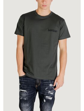 The Bomber The Bomber T-shirt Logo Verde Shirt Fit