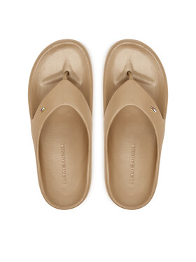 Tommy Hilfiger Tommy Hilfiger Zehentrenner Pearlized FW0FW09201 Beige