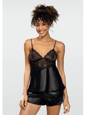 DKaren Lingerie DKaren Lingerie Komplet bielizny Clementina Czarny Classic Fit