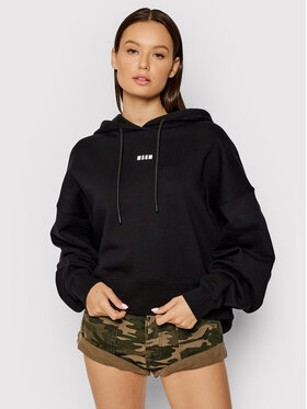 MSGM MSGM Bluză 2000MDM509 200001 Negru Regular Fit